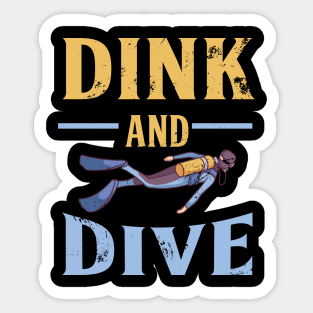 Funny Scuba Diving Under Water Dive Diver Ocean Sticker